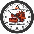ALLIS-CHALMERS HD-15 DIESEL CRAWLER WALL CLOCK-JOHN DEERE, INTERNATIONAL