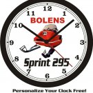 BOLENS SPRINT 295 SNOWMOBILE WALL CLOCK-FREE US SHIP-Polaris, Arctic Cat, Can Am