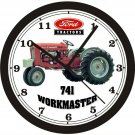 FORD 741 WORKMASTER TRACTOR WALL CLOCK-FREE US SHIP-John Deere,Farmall, Case