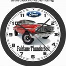 1964 FORD FAIRLANE THUNDERBOLT WALL CLOCK-MUSTANG, GALAXIE, CHEVROLET