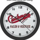 Cushman Scooters Sales & Service Wall Clock-Free US Ship, Honda, Indian, Harley
