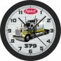 Peterbilt 379 Long Sleeper Semi-Truck Wall Clock-Add Business Name Free!