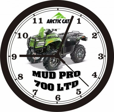2014 ARCTIC CAT MUD PRO 700 LTD 10 or 14 INCH WALL CLOCK-FREE USA SHIPPING