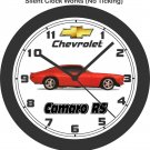 1970-1971 Chevrolet Camaro RS Wall Clock-Free US Ship, Mustang, Challenger, GTO