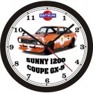 1972 DATSUN SUNNY 1200 COUPE GX-5 WALL CLOCK-FREE USA SHIP!