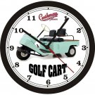 CUSHMAN GOLF CART WALL CLOCK-FREE USA SHIP-NEW!
