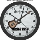 Schecter Mach-6 FR S Left Hand Guitar Wall Clock-Free US Ship-Fender-Gibson