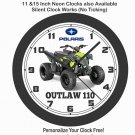 2019 POLARIS OUTLAW 110 ATV WALL CLOCK-FREE USA SHIP