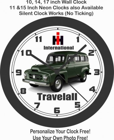 INTERNATIONAL TRAVELALL WALL CLOCK-NEW!-FREE USA SHIP