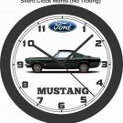 1965-1966 FORD MUSTANG FASTBACK WALL CLOCK-CAMARO, GTO, FIREBIRD, CUTLASS
