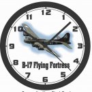 B-17 FLYING FORTRESS AIRPLANE WALL CLOCK-AIR FORCE, ARMY, WORLD WAR II, KOREA