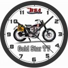 BSA GOLD STAR TT FLAT TRACK RACER WALL CLOCK-TRIUMPH, HARLEY DAVIDSON, XR750, YA