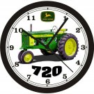 JOHN DEERE 720 TRACTOR WALL CLOCK-FREE USA SHIP