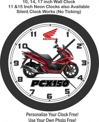 2020 Honda PCX150 Motor Scooter Wall Clock-Free US Ship, Vespa, Kawasaki