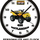 2008 CAN-AM 400 OUTLANDER ATV WALL CLOCK-FREE US SHIP, POLARIS, ARCTIC CAT