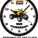 2008 CAN-AM 500 RENEGADE ATV WALL CLOCK-FREE US SHIP, POLARIS, ARCTIC CAT