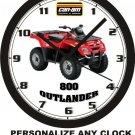 2008 CAN-AM 800 OUTLANDER ATV WALL CLOCK-FREE US SHIP, POLARIS, ARCTIC CAT