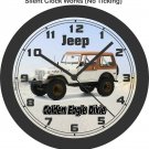 1979 Jeep CJ-7 Golden Eagle Dixie Wall Clock-Ram, Ford, Chevrolet