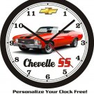 1972 CHEVROLET CHEVELLE SS CONV. WALL CLOCK-FREE USA SHIP!