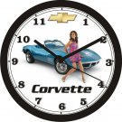 1969 CHEVROLET CORVETTE WALL CLOCK