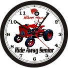 WHEEL HORSE RIDE AWAY SENIOR WALL CLOCK-FREE US SHIP!