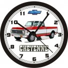 1972 CHEVROLET CHEYENNE PICKUP WALL CLOCK-FREE SHIP!