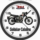 BSA GOLDSTAR CATALINA WALL CLOCK-FREE USA SHIP