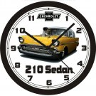 1957 CHEVROLET 210 SEDAN PRO-STREET WALL CLOCK-FREE USA SHIP!