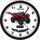 2015 CAN-AM 800R OUTLANDER ATV WALL CLOCK-FREE USA SHIP!