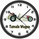ALEX FOODS TAMALE WAGON SPRINT CAR WALL CLOCK-FREE USA SHIP!