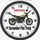 2016 DUCATI SCRAMBLER FLAT TRACK WALL CLOCK-FREE USA SHIP