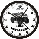 2015 CAN-AM L 450 OUTLANDER ATV WALL CLOCK-FREE USA SHIP!