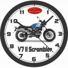 2016 MOTO GUZZI V7 II SCRAMBLER MOTORCYCLE WALL CLOCK-FREE USA SHIP