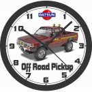 DATSUN 4X4 OFF ROAD PICKUP TRUCK WALL CLOCK-FREE USA SHIP!