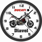2015 DUCATI DIAVEL MOTORCYCLE WALL CLOCK-FREE USA SHIP