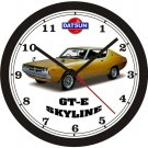 DATSUN GT-E SKYLINE WALL CLOCK-FREE USA SHIP!
