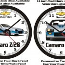 1982 CHEVROLET CAMARO Z28 WALL CLOCK-CHOOSE 1 OF 2 & FREE USA SHIP!