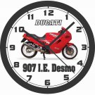 1991 DUCATI 907 I.E. DESMO SUPERBIKE WALL CLOCK-FREE USA SHIP
