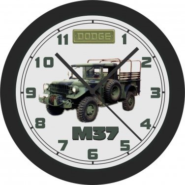 Dodge M37 Weapons Carrier Military Truck Wall Clock-Free US Ship