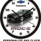 1987 Chevrolet Camaro Iroc Z Wall Clock-Free US Ship-Available in 5 Colors