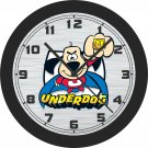 Underdog Cartoon Character Wall Clock-Free US Ship-Personalize w/Child's Name!