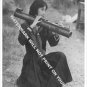 Communist Propaganda Photo Of Viet Cong Girl With M72 Weapon Poster-Free US Ship