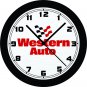 Western Auto Sign Wall Clock-Free US Ship
