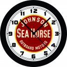 Johnson Seahorse Outboard Motors Emblem Wall Clock-Free US Ship
