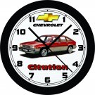 1981 Chevrolet Citation Hatchback Sedan Wall Clock-Free US Ship