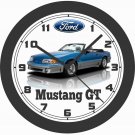1989 FORD MUSTANG GT. CONV. WALL CLOCK-FREE USA SHIP!-CAMARO, FOX BODY, 5.0
