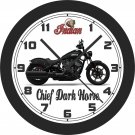 2022 Indian Chief Dark Horse Motorcycle Wall Clock-Free US Ship