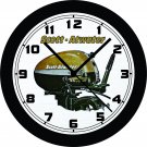 Scott-Atwater Gold Pennant Outboard Motor Wall Clock-Free US Ship