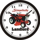 SIMPLICITY LANDLORD LAWN TRACTOR WALL CLOCK-Free USA ship