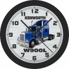 Kenworth W900L Semi-Truck Wall Clock-Add Business Name Free!